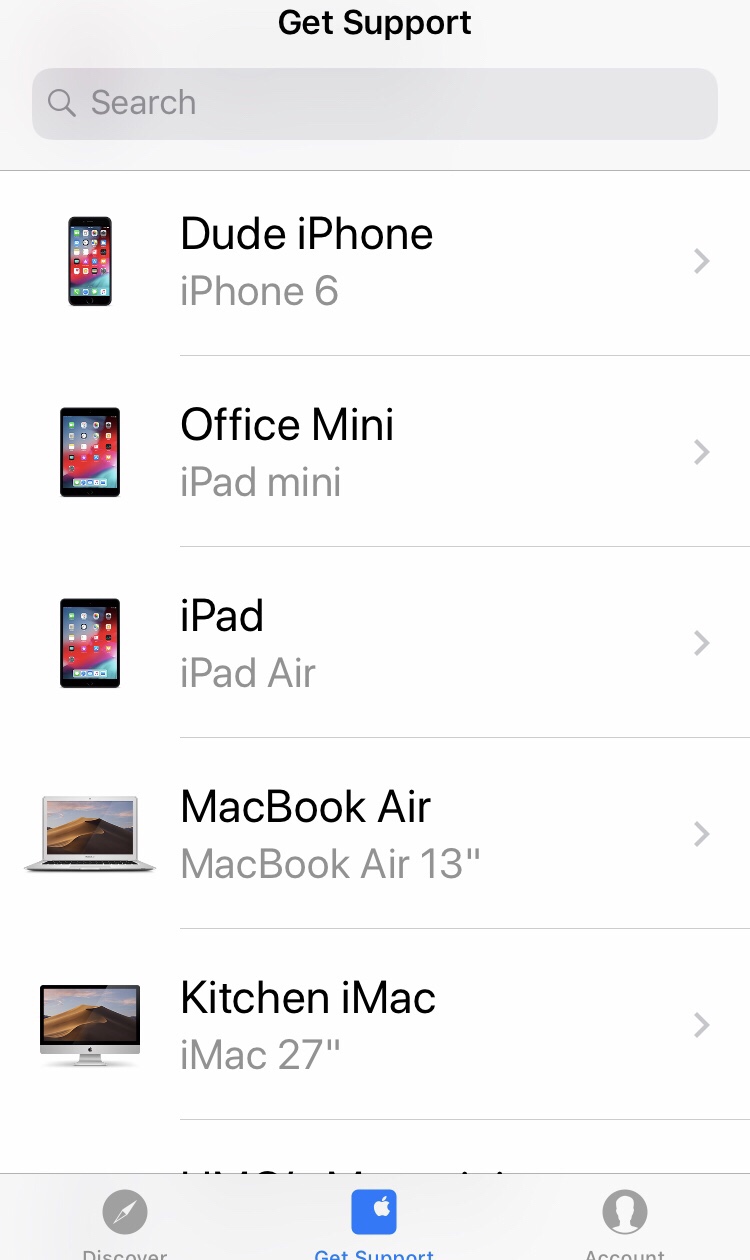 Apple in Store Support – Support