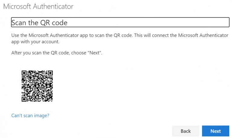 How to get qr code for authenticator app office 365